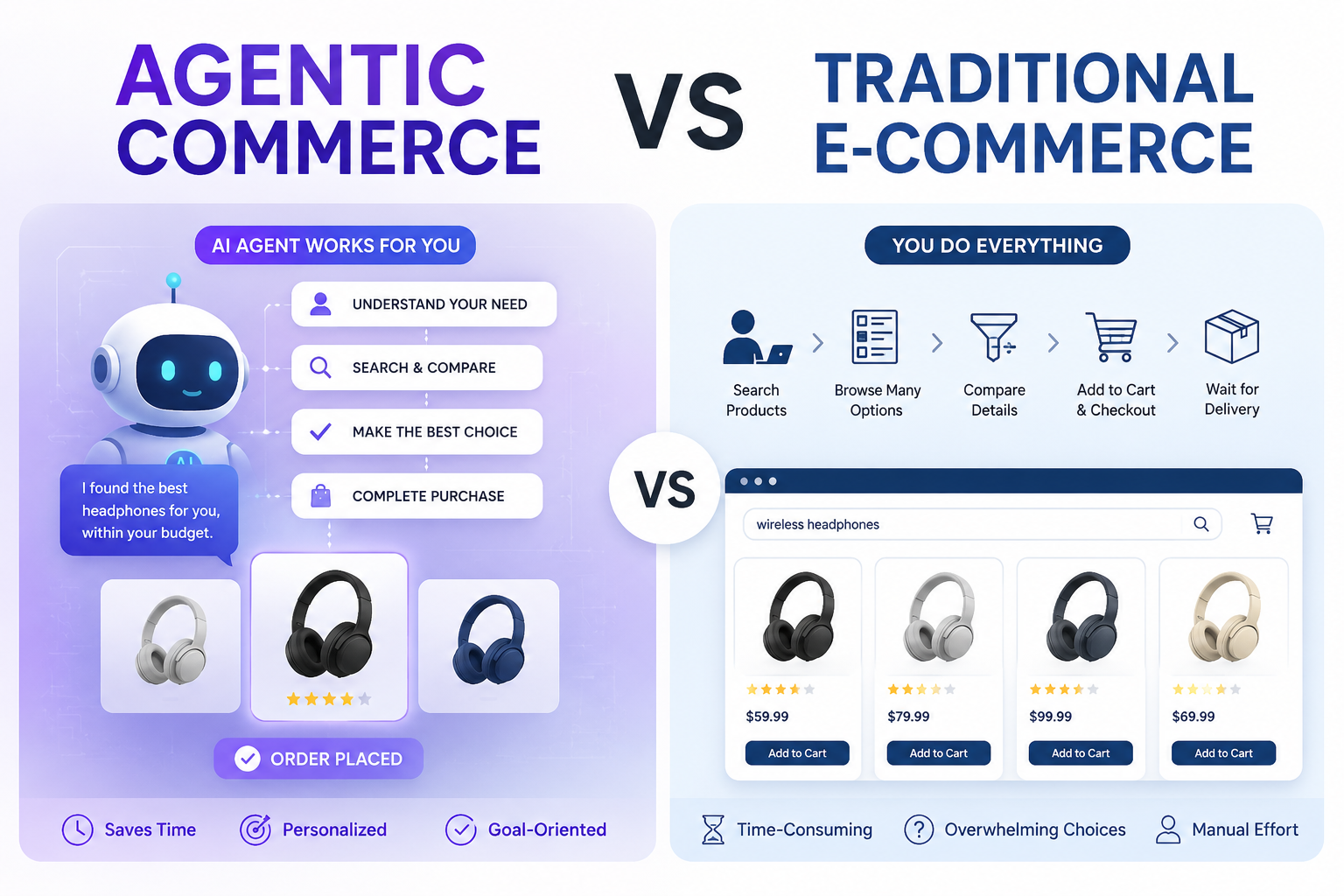 Agentic Commerce VS Traditional E-commerce: AI Is Changing the Way We Shop