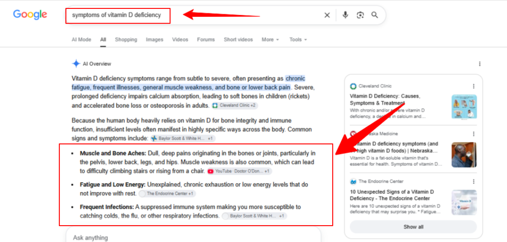 Featured Snippet Examples