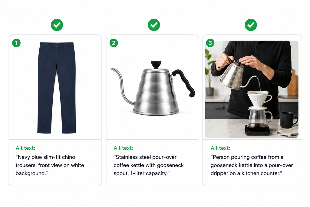Alt Text for Product images