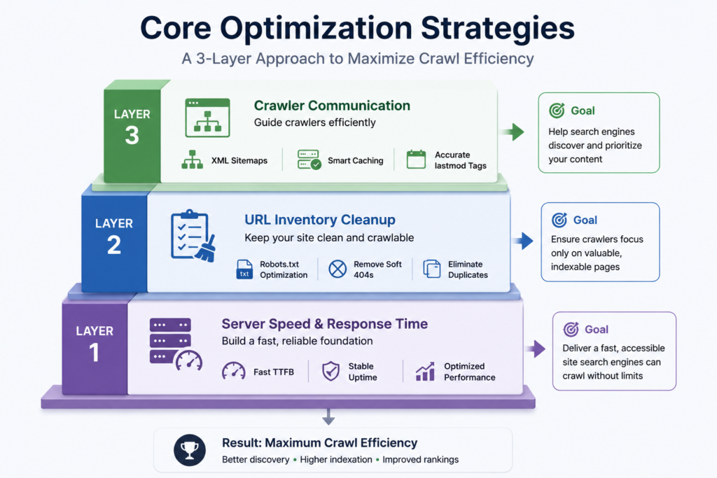 Strategy of Optimizing Crawl budgets
