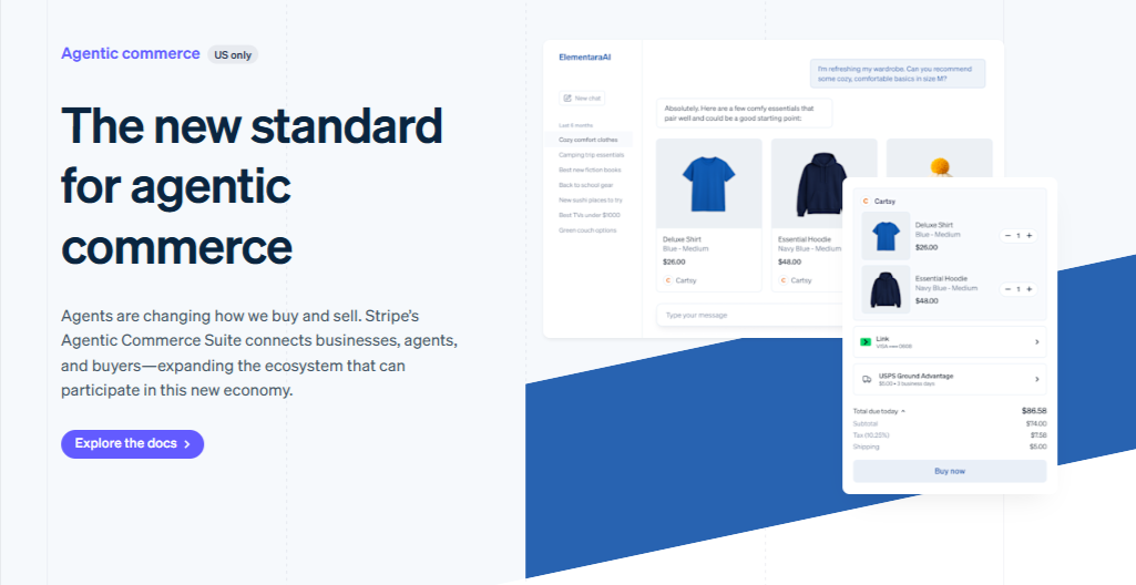 Stripe Agentic Commerce Brand Image